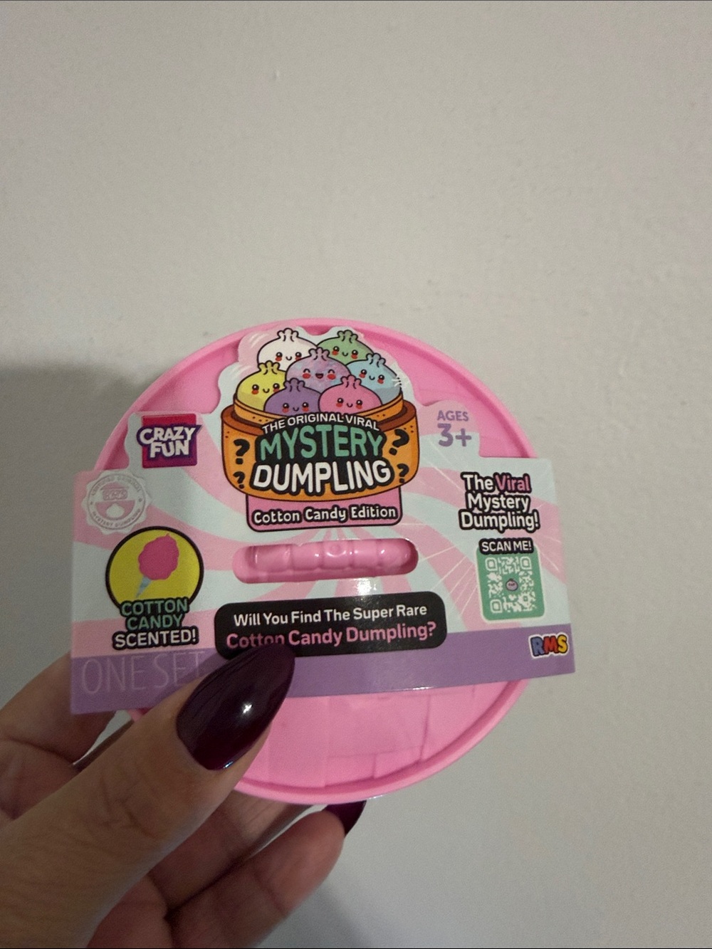 Mystery Dumpling Cotton Candy Scented Edition (pink)